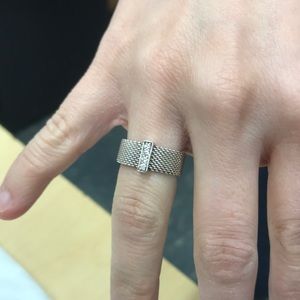 Tiffany & Co. Jewelry - Tiffany & Co. mesh band with diamonds. Tiffany & Co. Jewelry - Tiffany & Co. mesh band with diamonds.